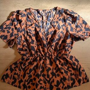 Leopard blouse